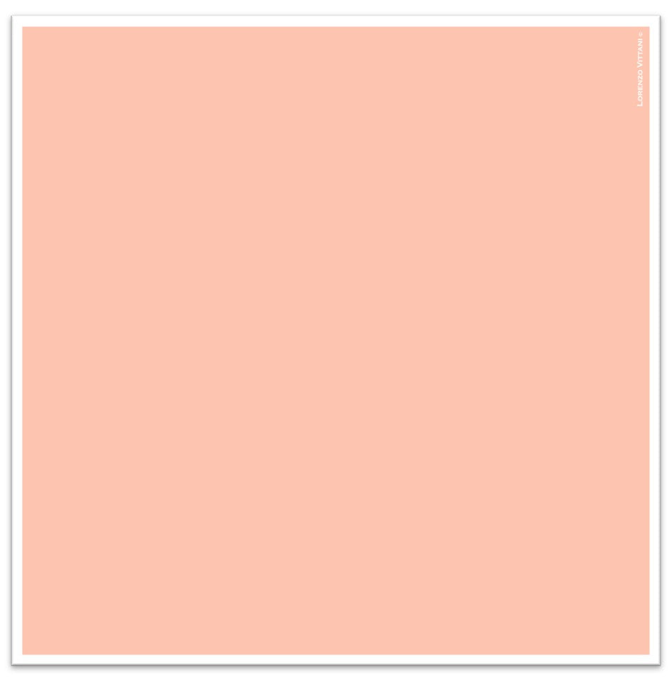 Shoestring Border, Light Peach/White – Lorenzo Vittani UK