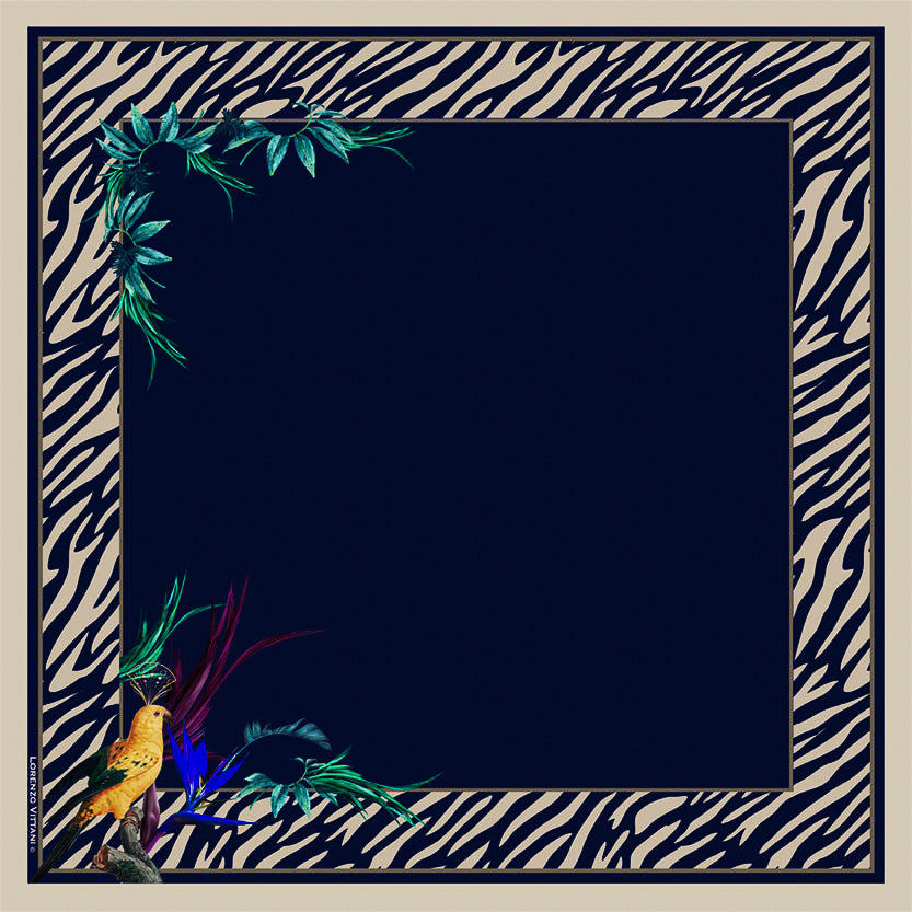 Ingrid, Navy/Almond