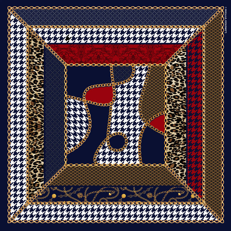 Luciano, Navy/Red/White