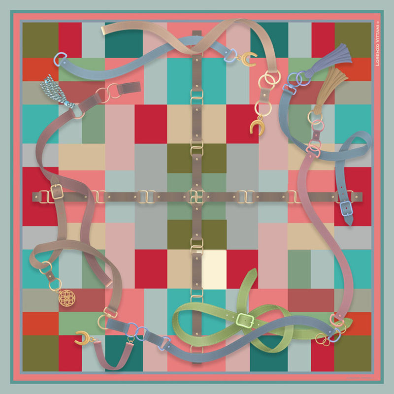 Zayla, Coral/Aqua