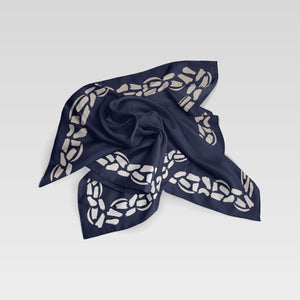 Hilary, Navy/Cream/Camel