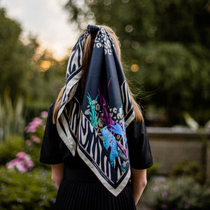 Ingrid, Navy/Almond