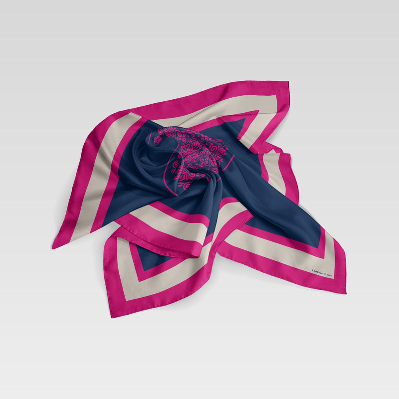 Juno, Navy/Raspberry