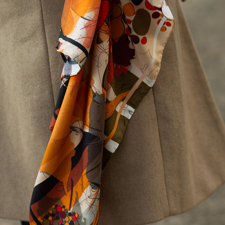 Maple, Orange/Beige