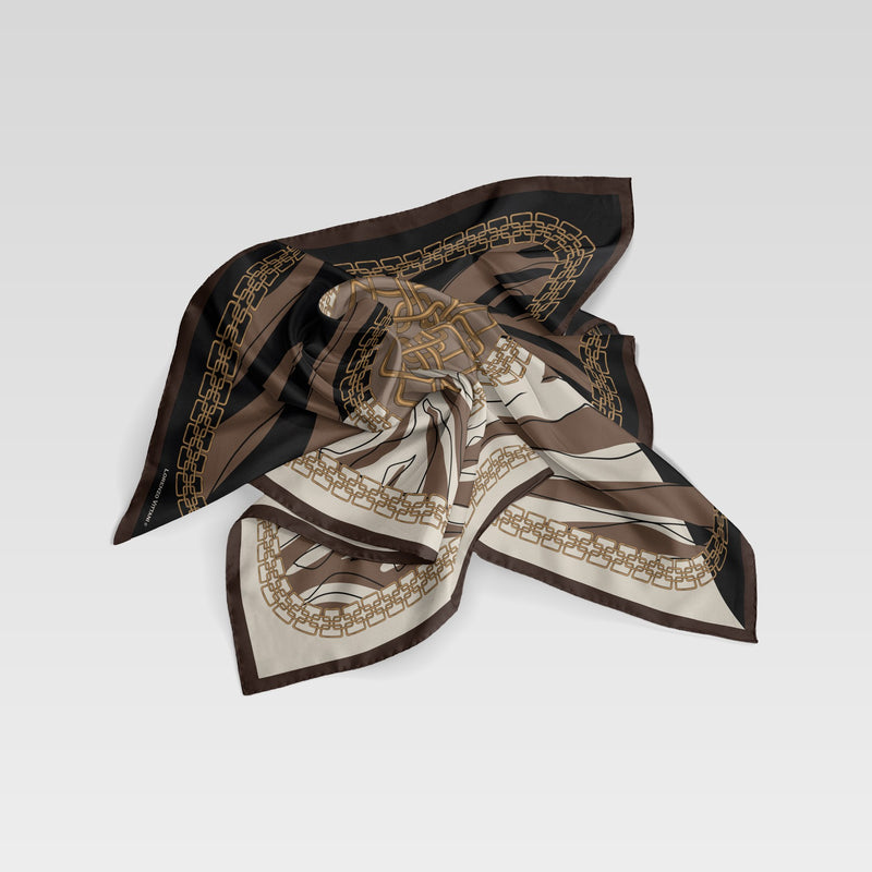 Simone, Cinnamon/Cream/Black