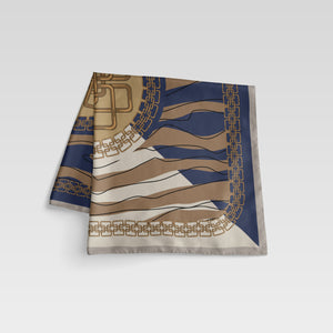 Simone, Navy/Cream/Tan