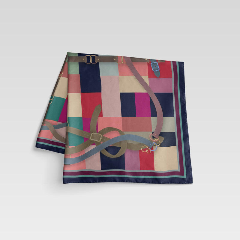 Zayla, Navy/Magenta