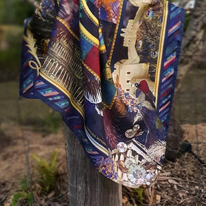 Antoinette, Navy/Burgundy