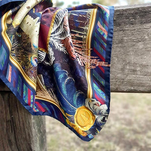 Antoinette, Navy/Burgundy